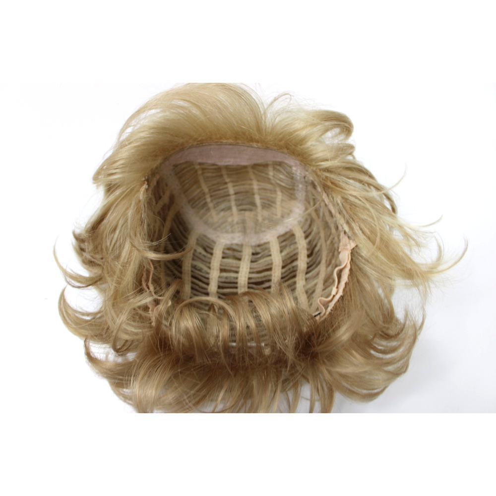 Envy by Alan Eaton Wig Blonde Textured Short Wavy 100% Kanekalon Fiber - Picture 7 of 10